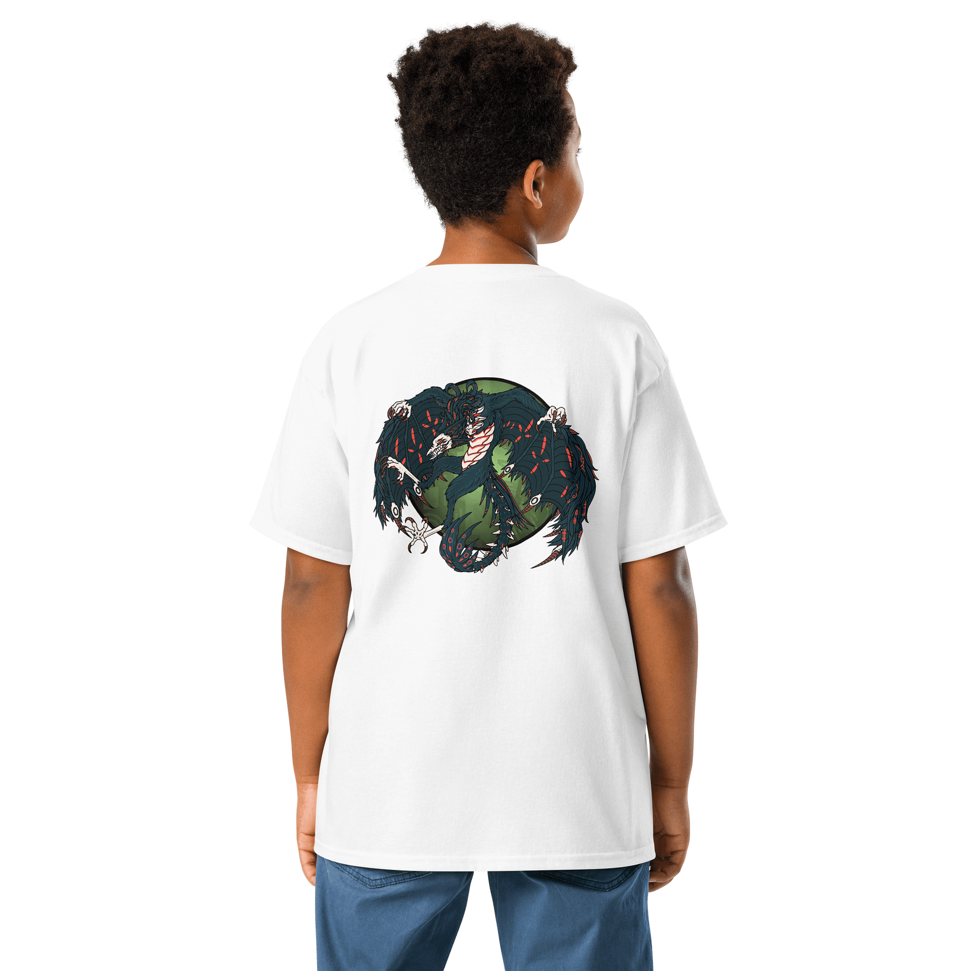 DEVOID Youth Stylized Mordeus Tee (Black Logo) product image (37)