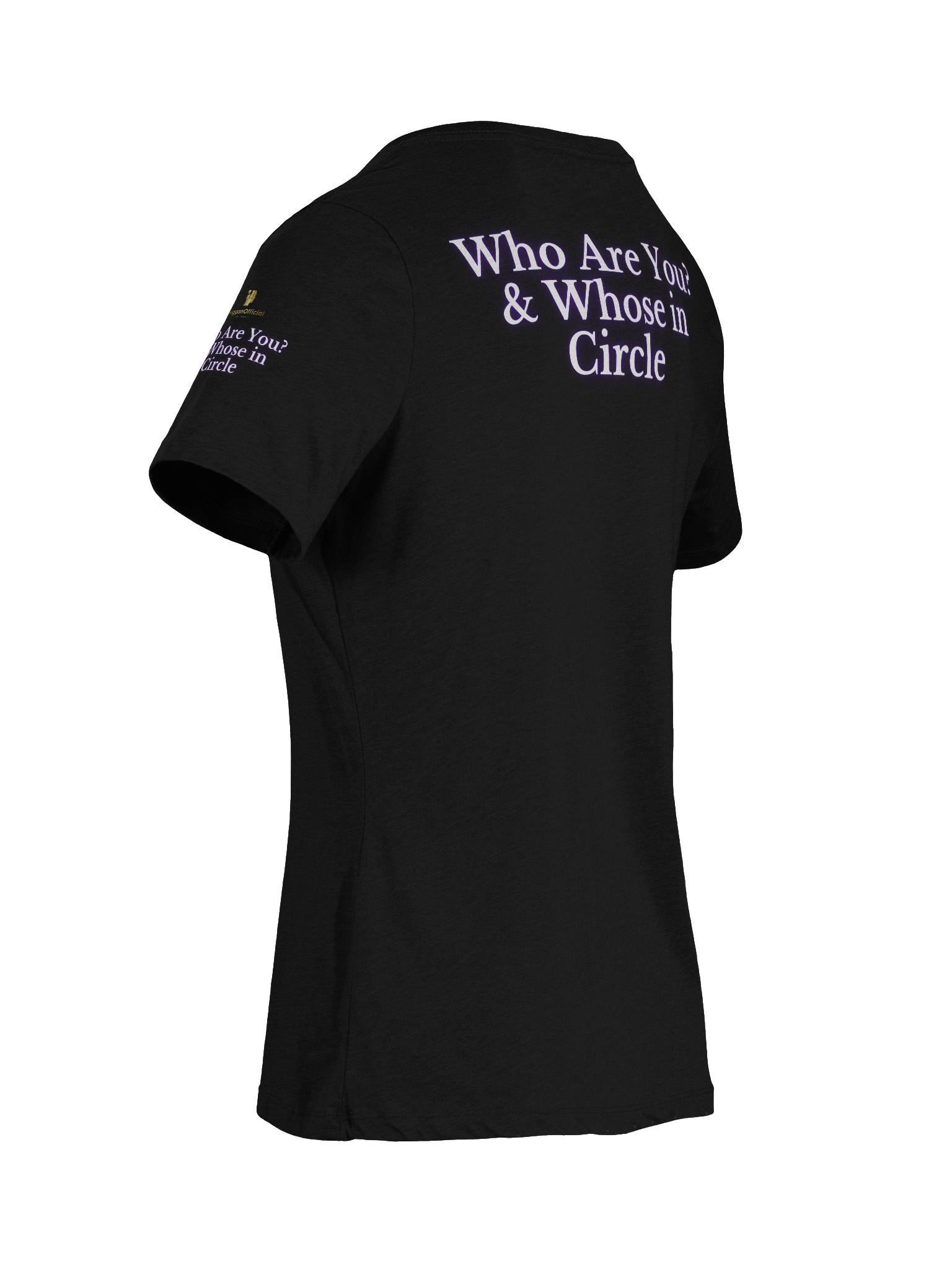 WigganOfficial “Who Are You? & Whose In Your Circle” V-Neck T-Shirt product image (60)