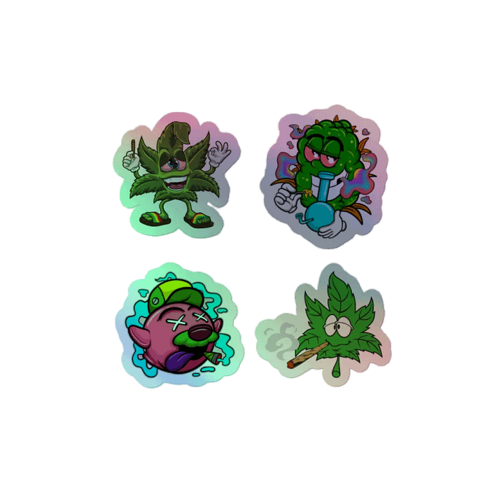 "Stoney Baloney" Holographic Sticker Set product image (2)