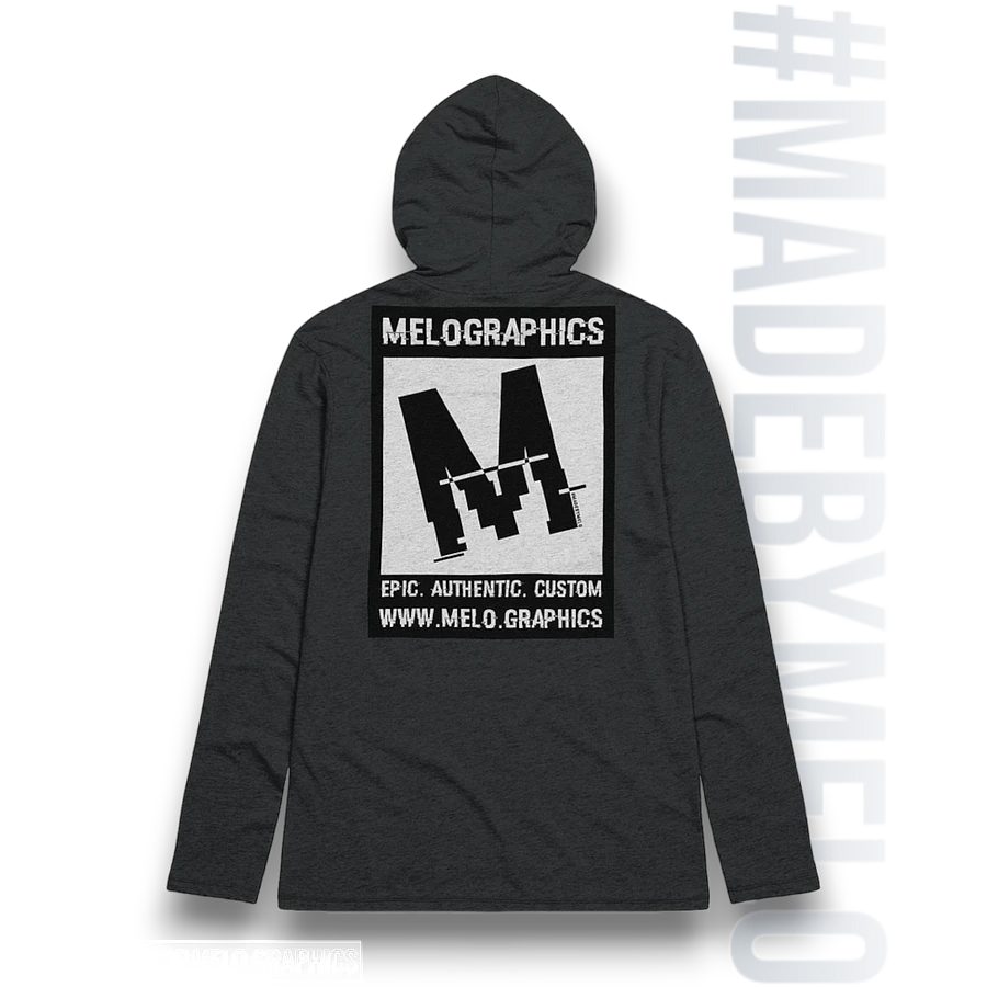 #MeloCrew Vibes: Duotone - Premium Lightweight Hoodie | #MadeByMELO product image (5)