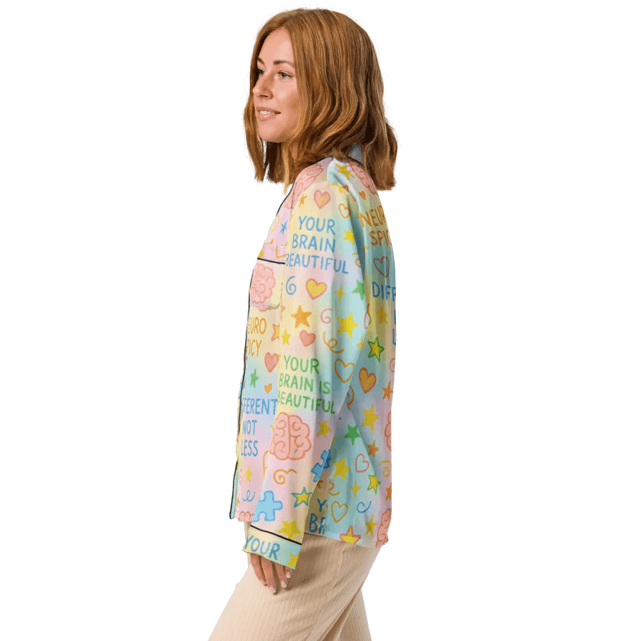 Neurodivergent Doodle Pyjama Top product image (4)