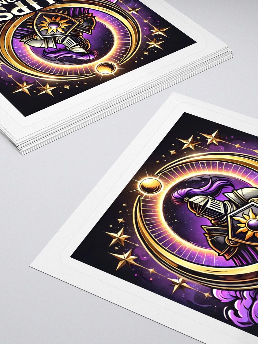 Eclipse Legion Knight Kiss Cut Stickers product image (12)