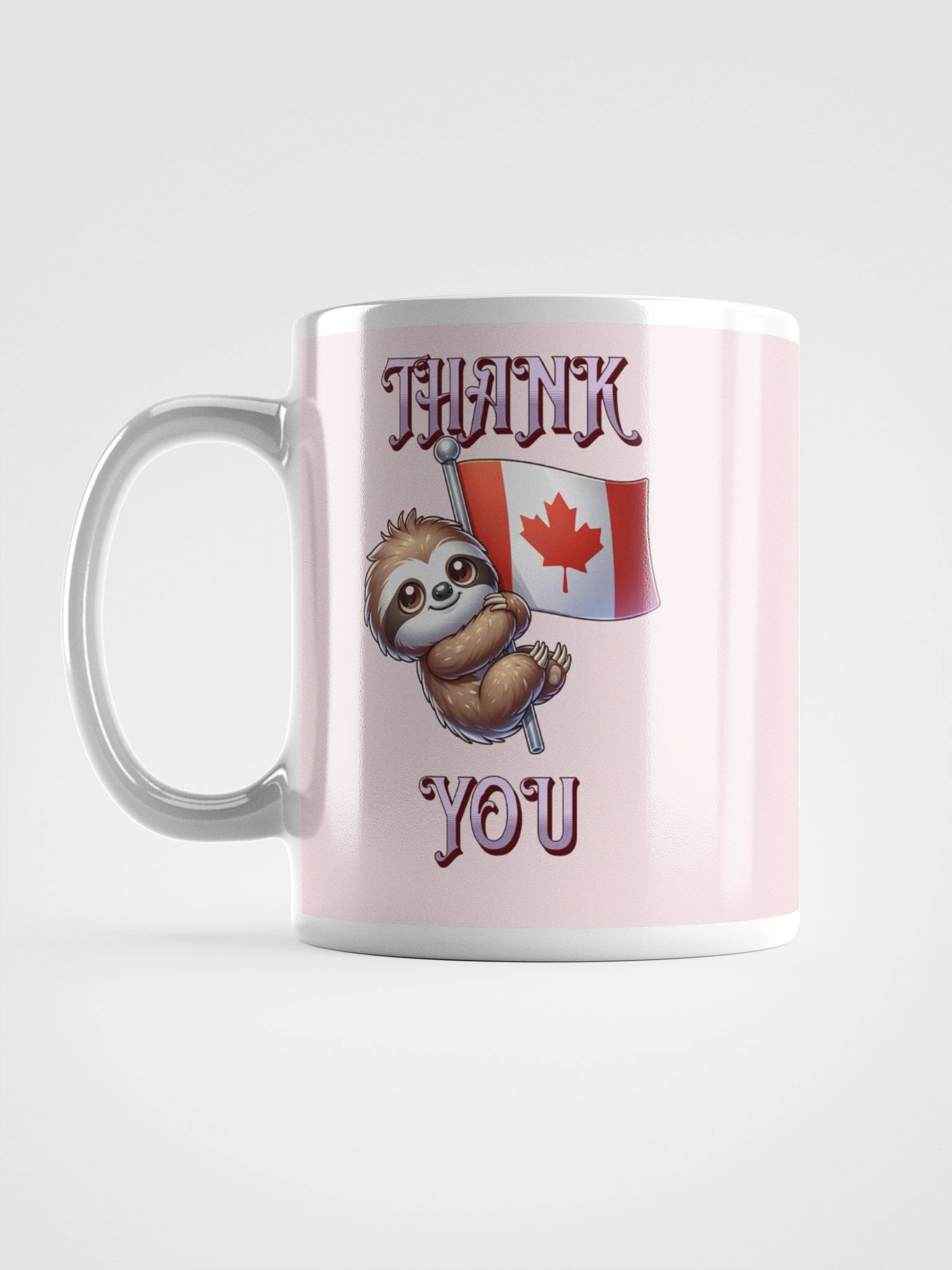 THANK YOU SLOTH CANADA FLAG product image (6)