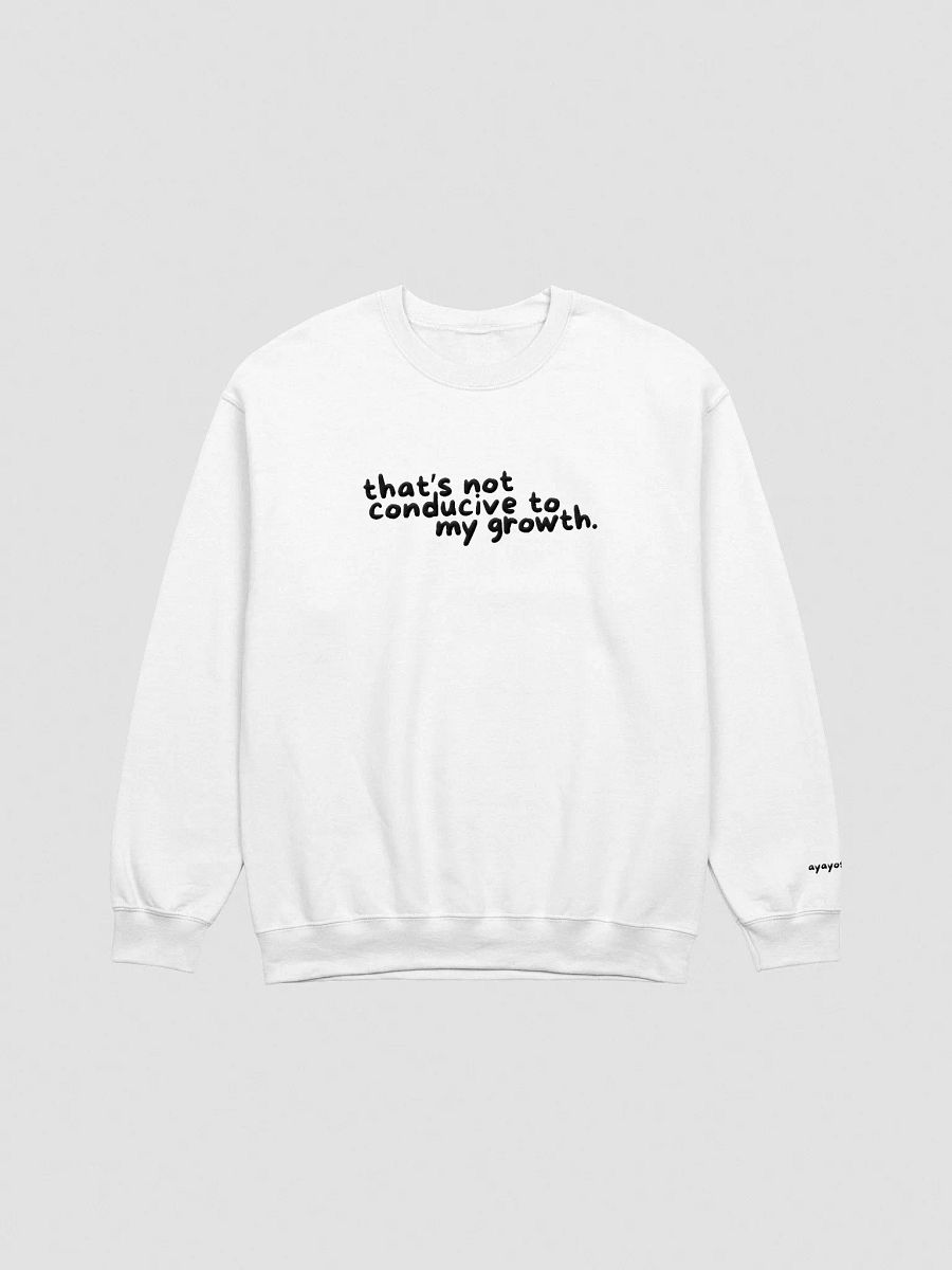 Conducive Crewneck Sweatshirt (Embroidered - Dark Thread) product image (1)