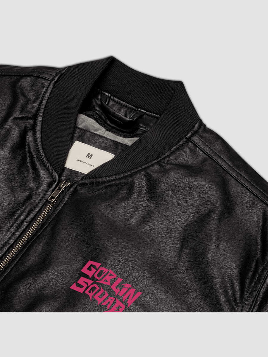 GOBLIN SQUAD BOMBER (FAUX LEATHER) product image (5)