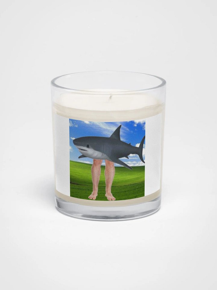 Shark Religion Funny Candle product image (1)