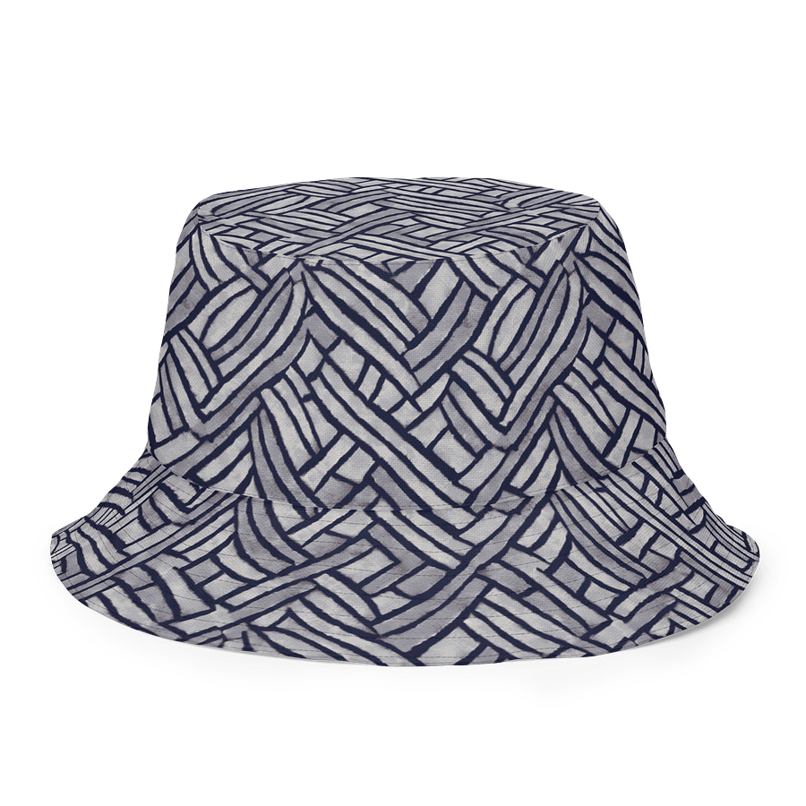 Grey Rectangles Hat product image (7)