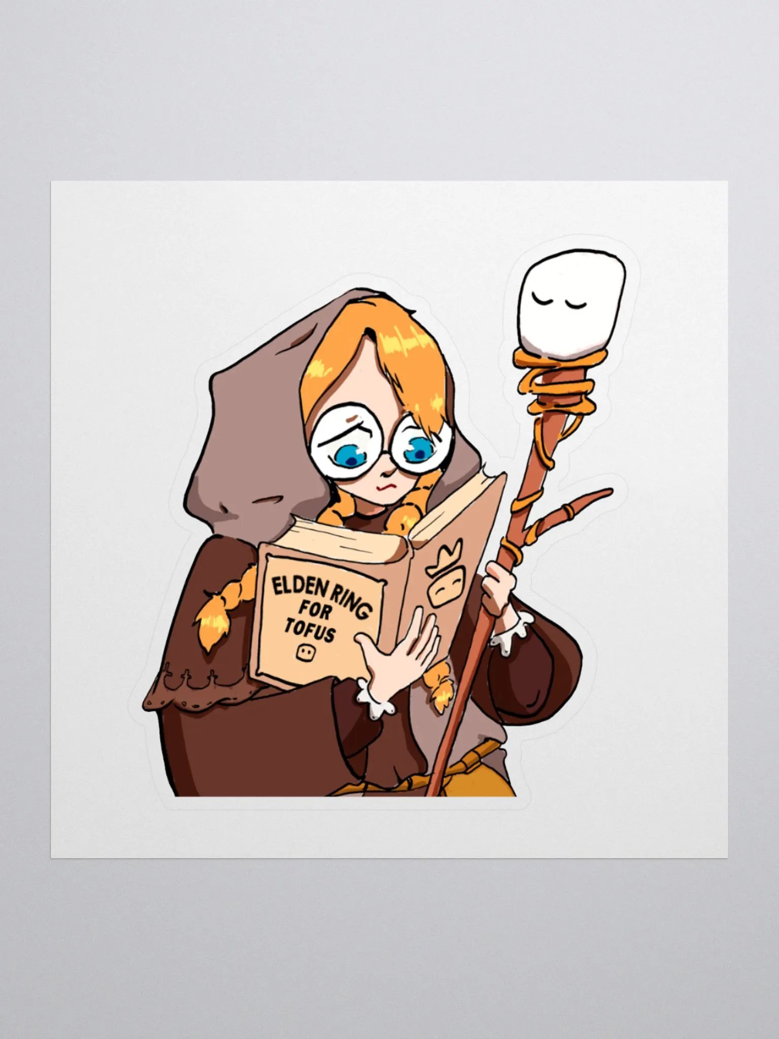 Elden Ring Tofu Sticker product image (1)