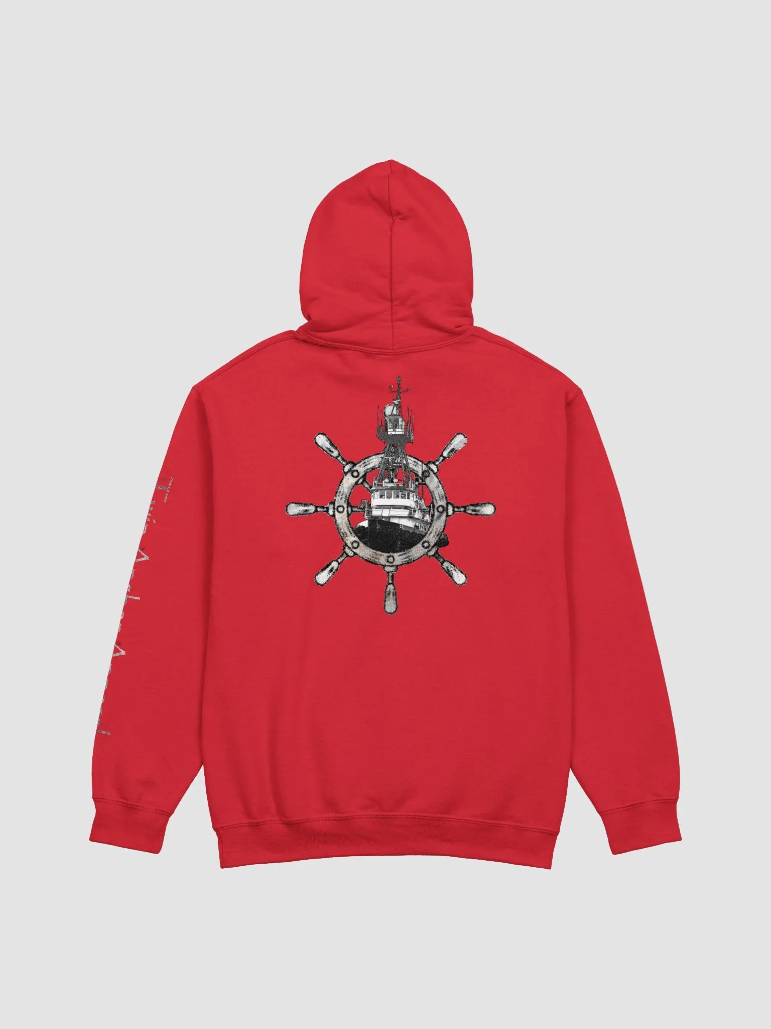 Ship Wheel & Tug CE Hoodie - sleeve Twin Anchor product image (2)