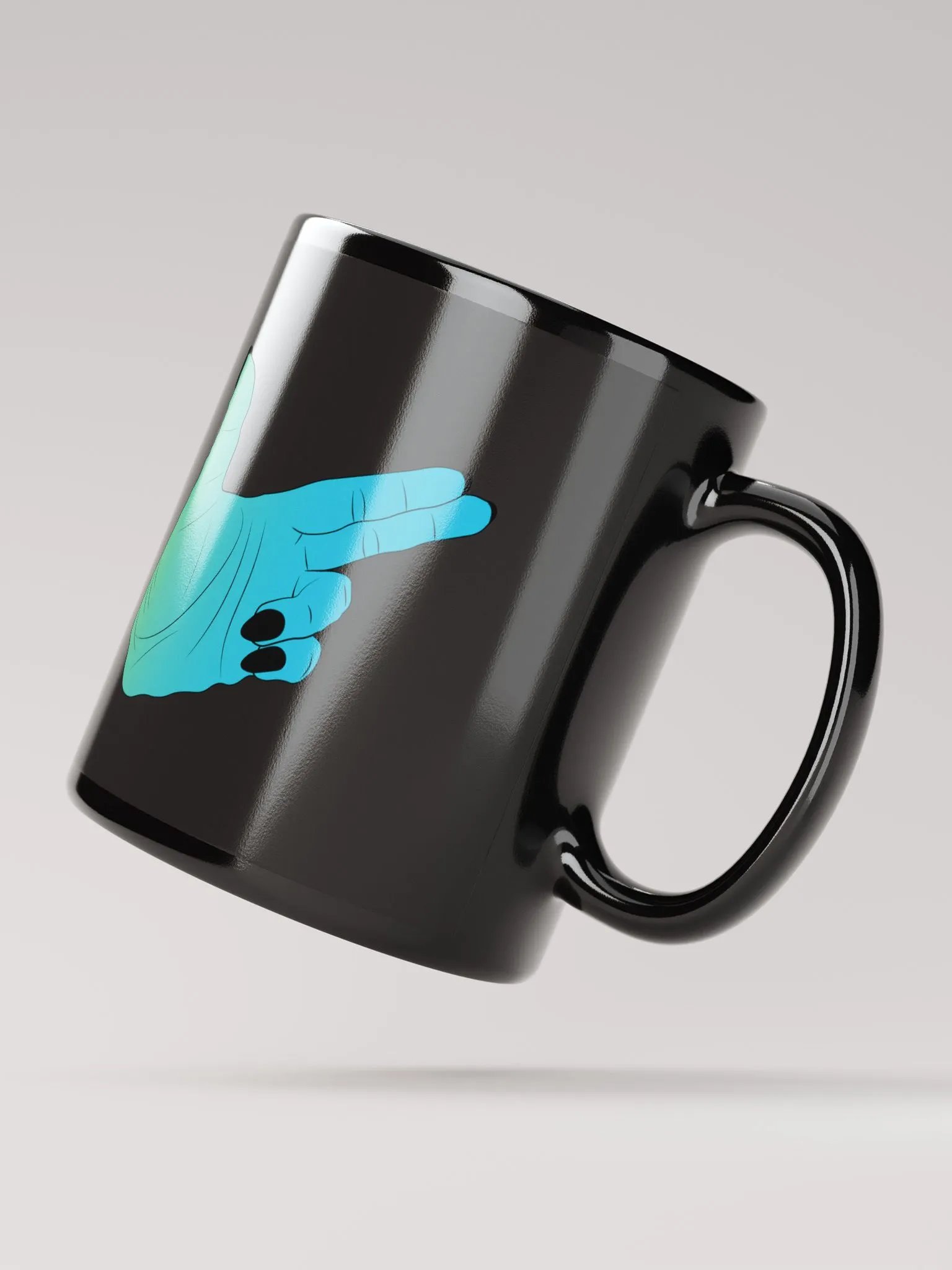 Finger Guns (pan flag) Mug product image (3)