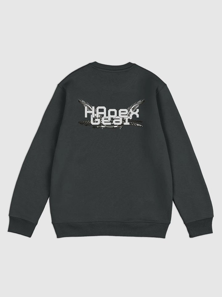 Unisex Eco Sweatshirt - White HApex Gear White Logo product image (2)