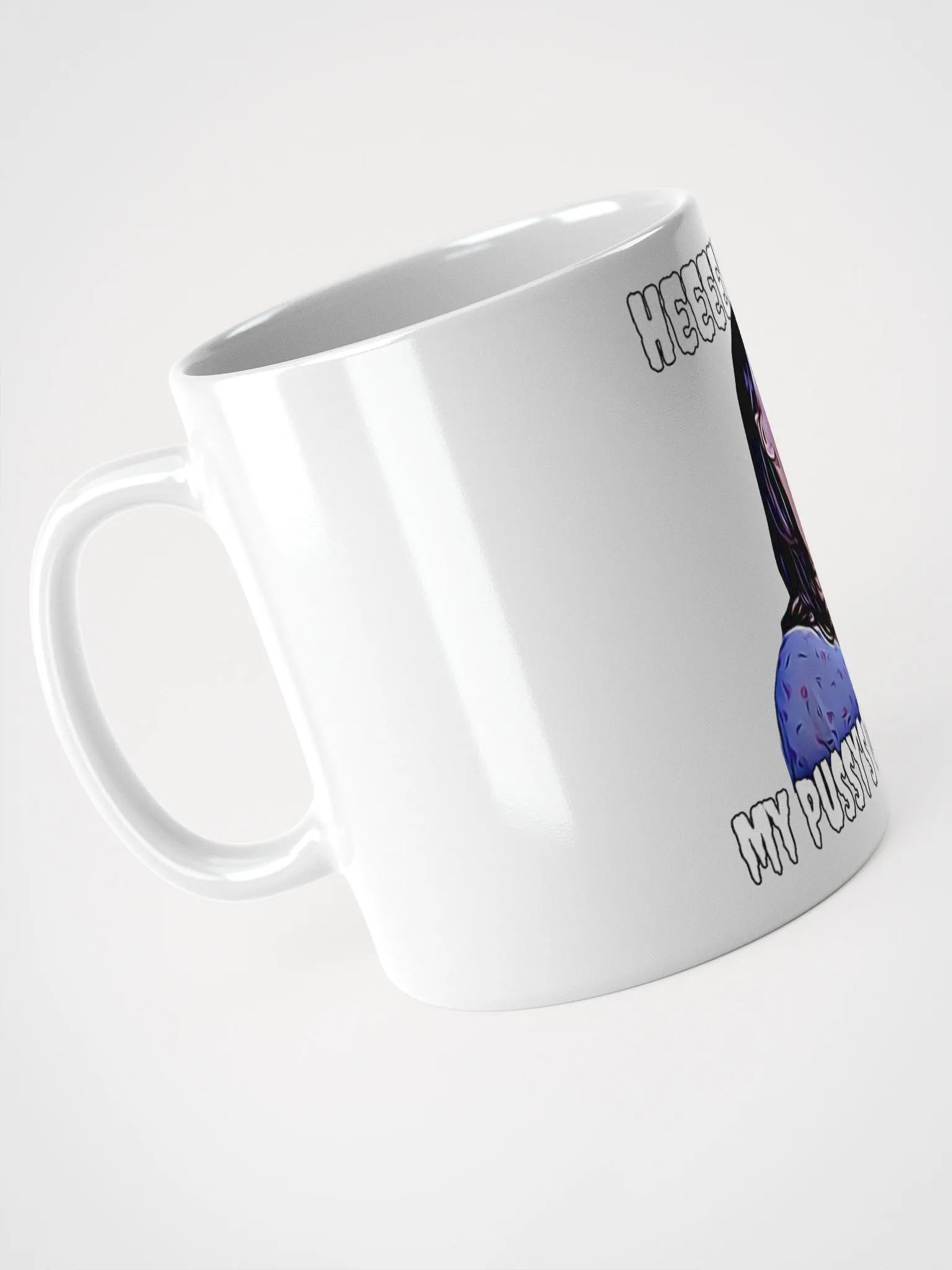 Help! my pussy's gone crazy! White Glossy Mug product image (4)