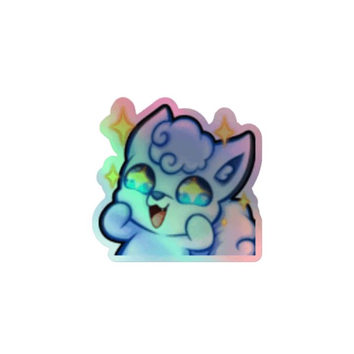 Nerdy's Alolan Ninetails Hype Sticker product image (1)