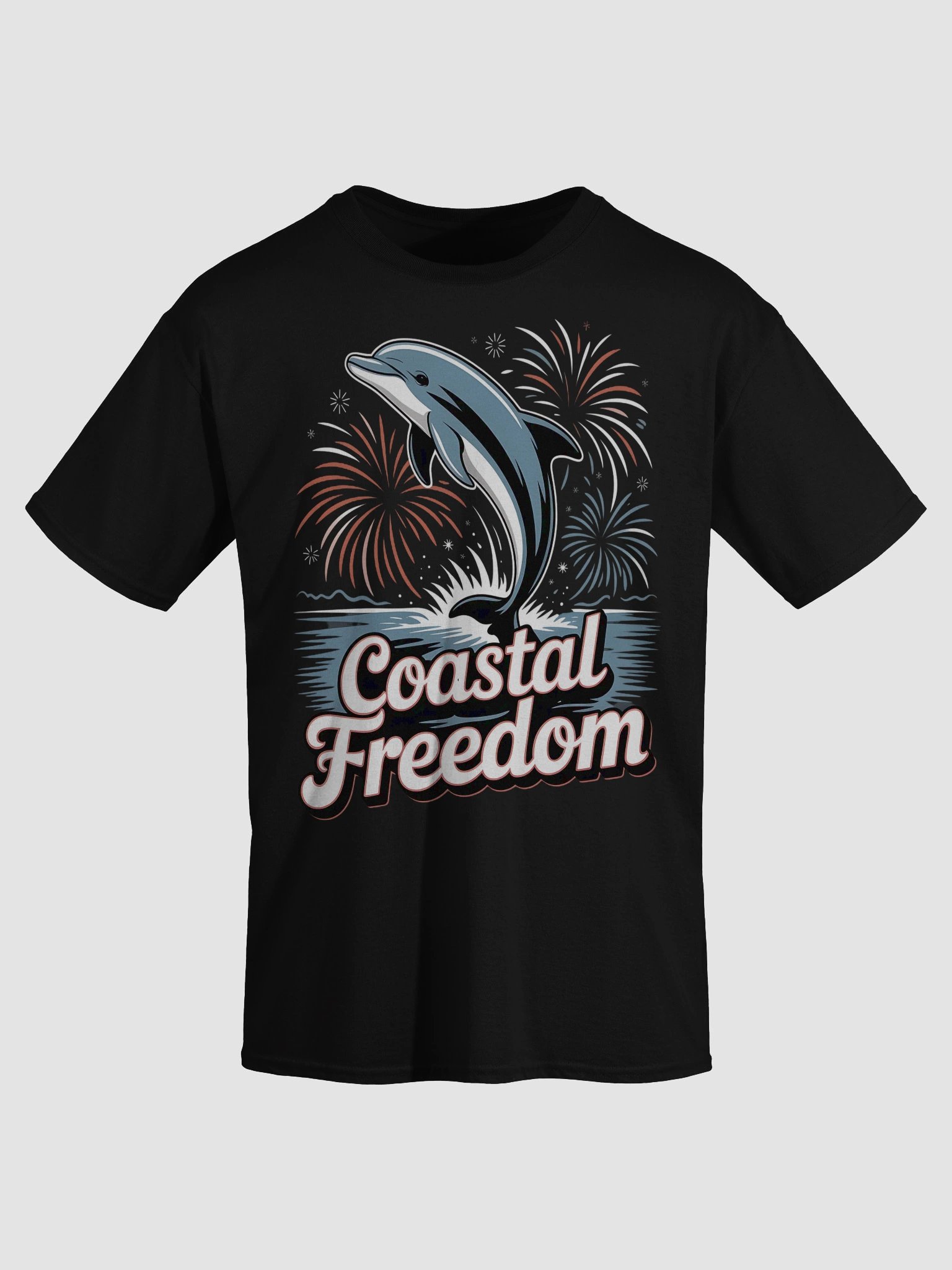 Coastal Freedom Dolphin Tee product image (9)