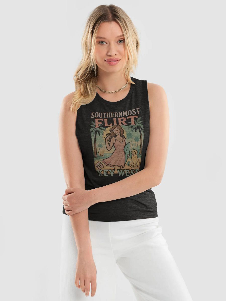 Key West Southernmost Flirt Ladies Ultra-Soft Tank Top product image (4)