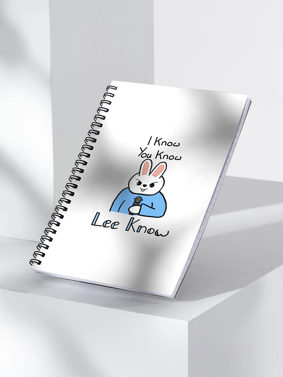 I know, you know, Lee know notebook product image (4)