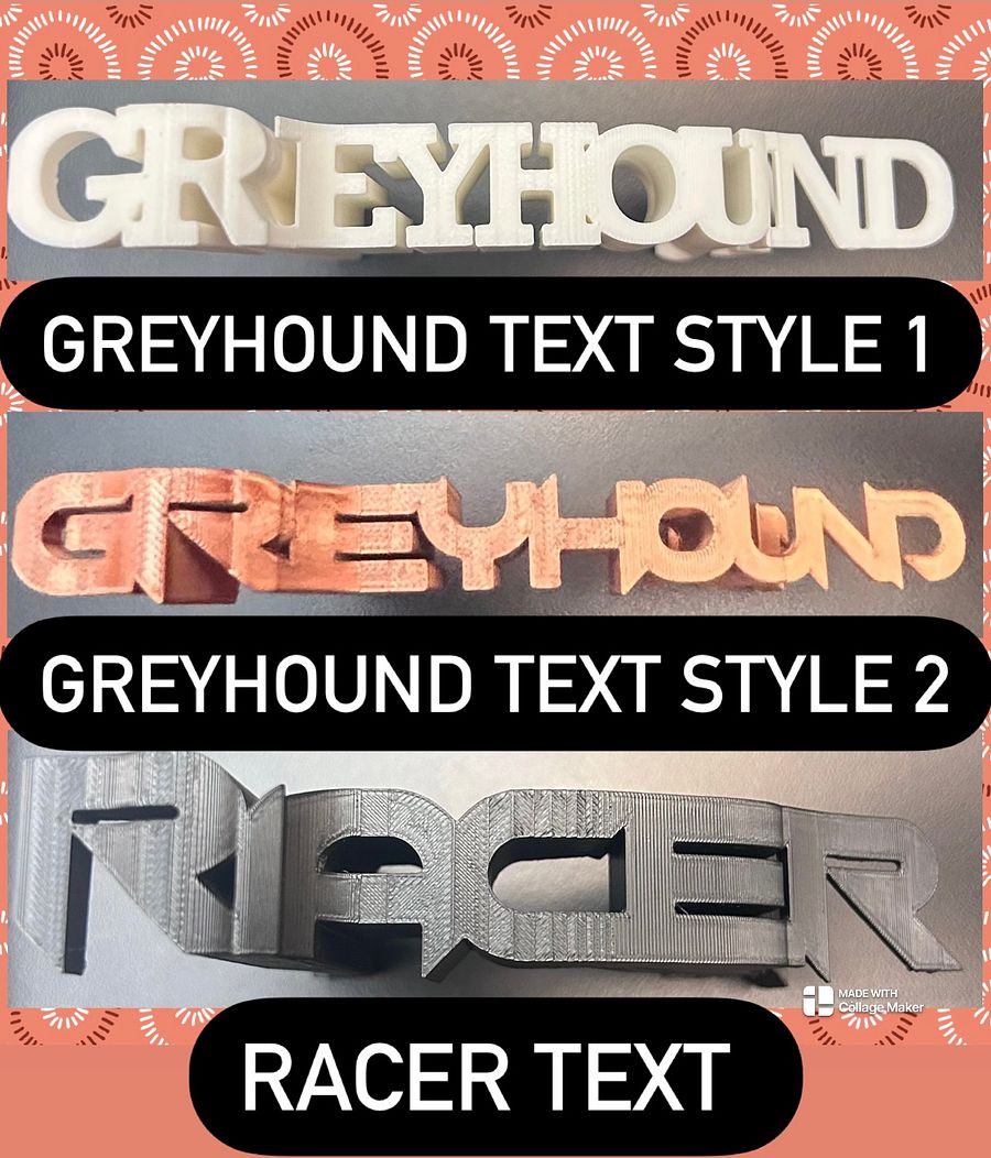 Greyhound 3D Text Flip product image (2)