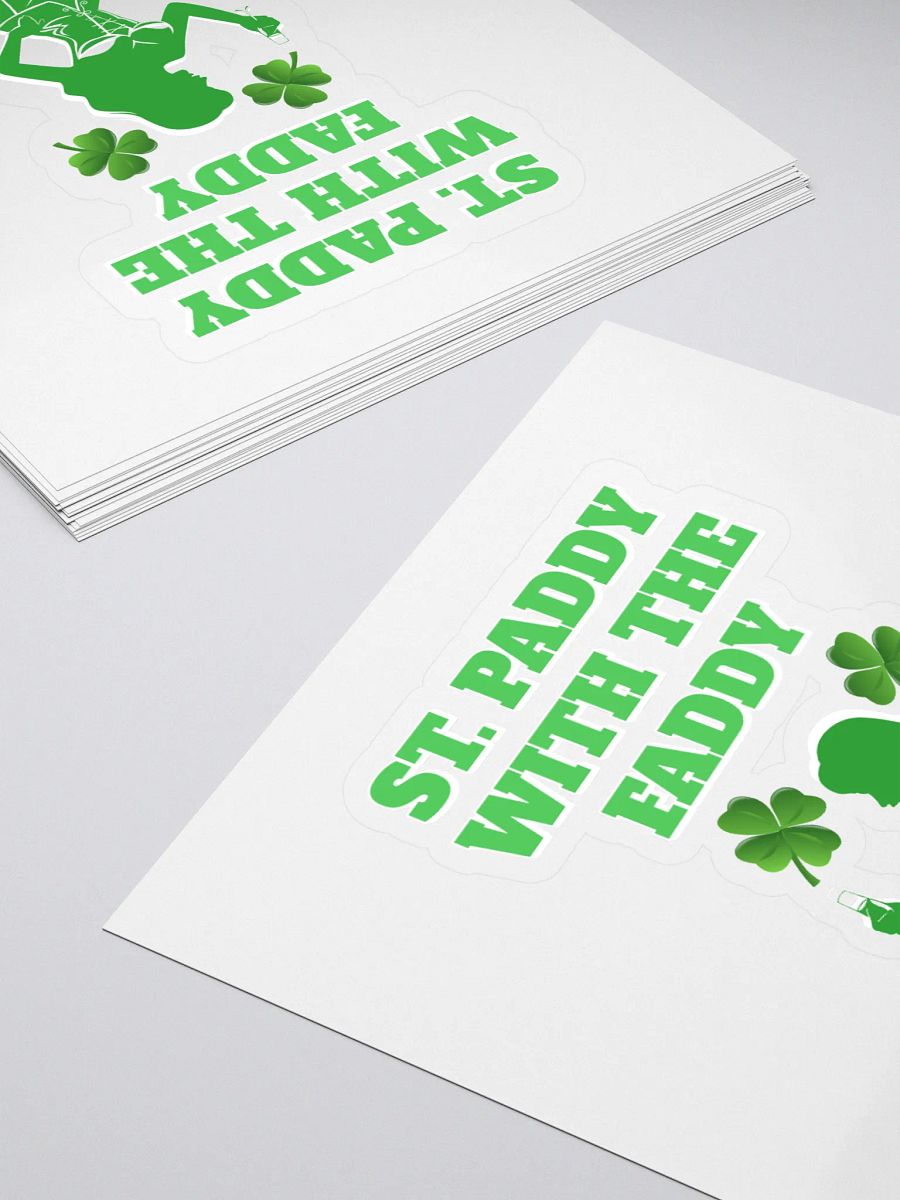 St. Paddy With The Faddy St. Patrick's Day Sticker product image (4)