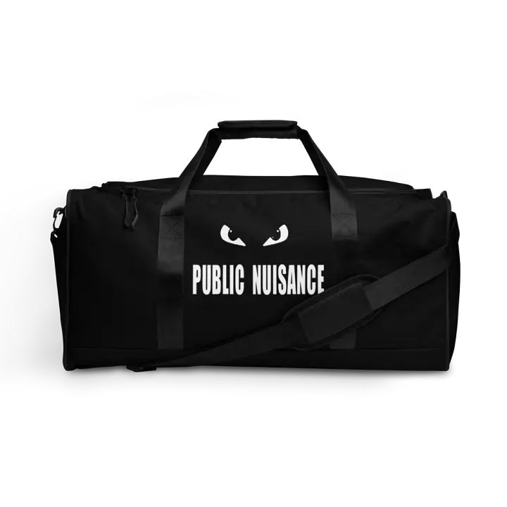 Public Nuisance: Black Block Duffle Bag product image (1)