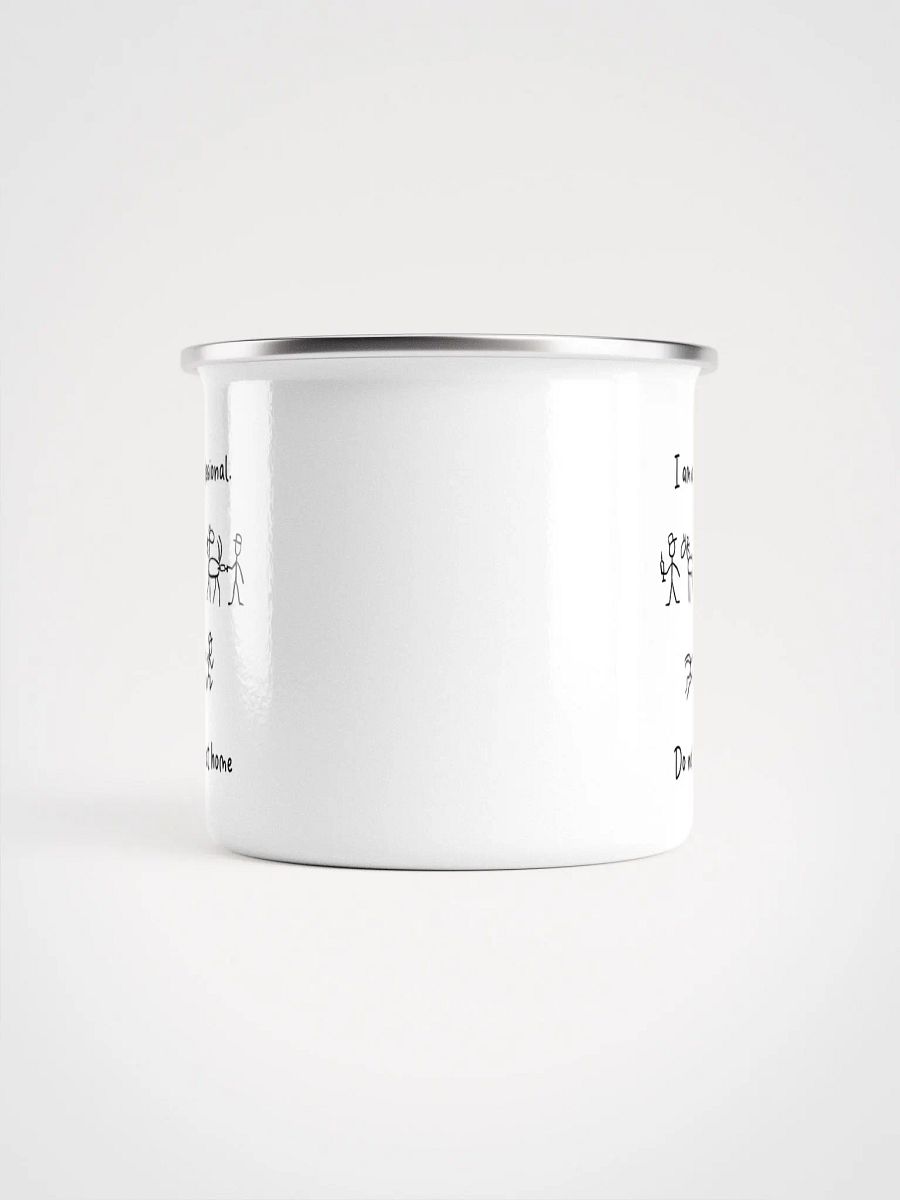 "Veterinary cartoon design" enamel Mug product image (4)