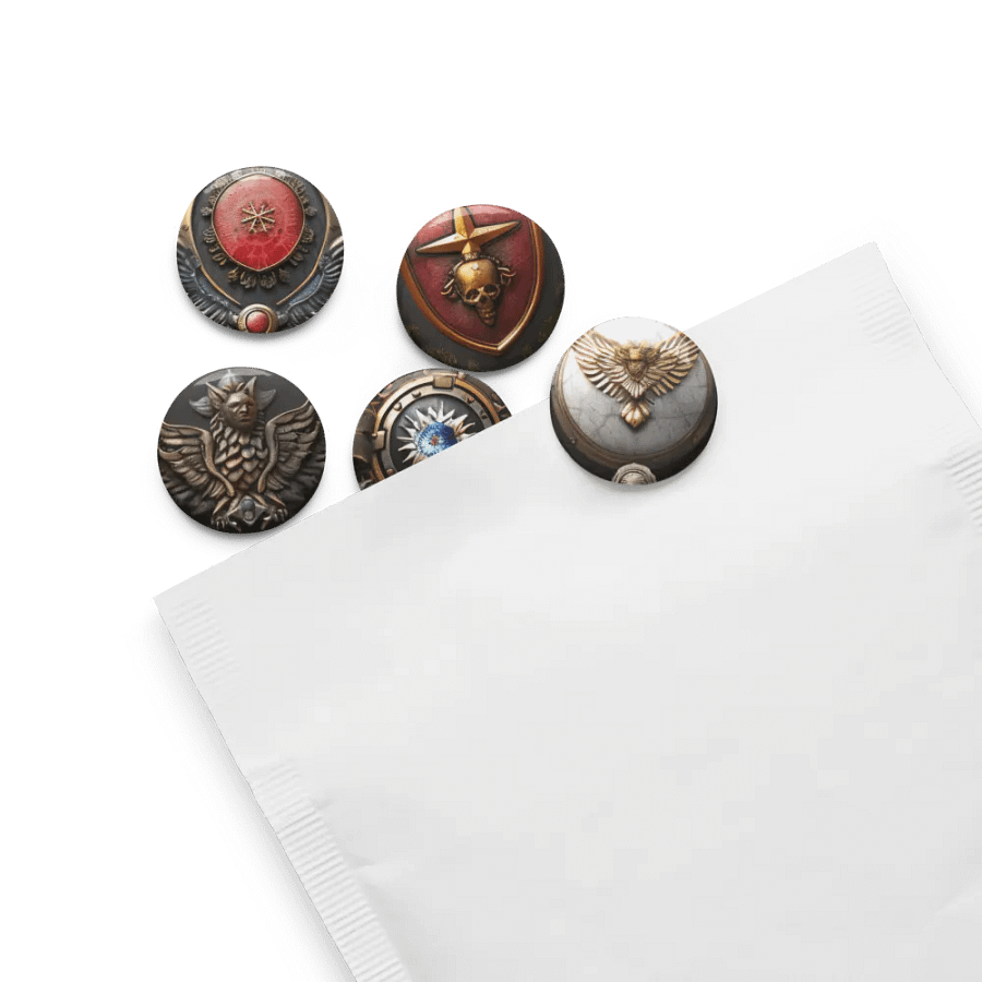 Winged Valor Pin Button Set product image (3)