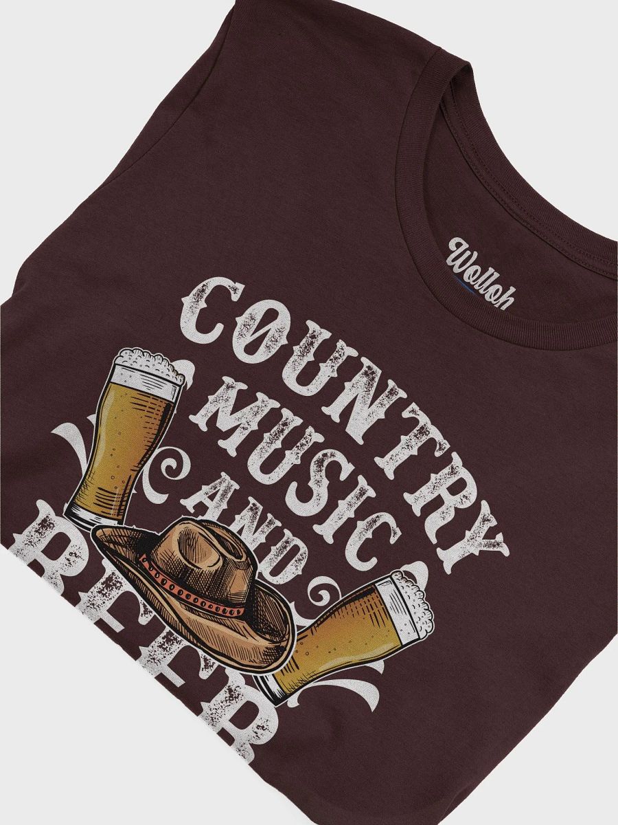 Country Music and Beer T-Shirt – Perfect for Fans of the Country Life & Drinks product image (6)