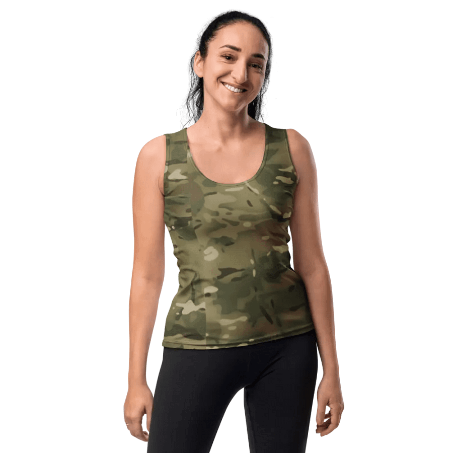 Faithful Camo: Women's Tank Top - Multicam product image (10)