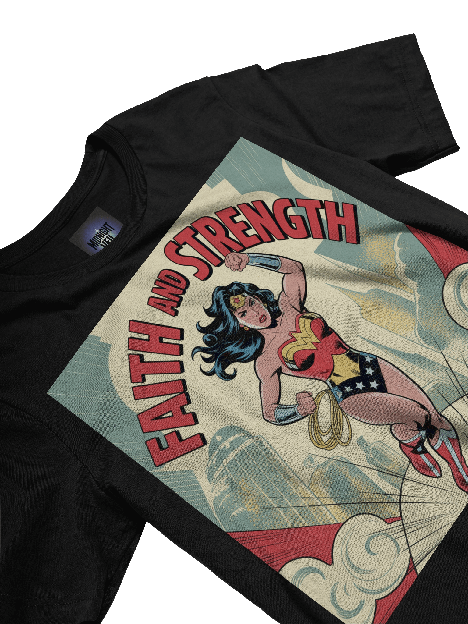 Wonder Woman Faith and Strength Supersoft T-Shirt product image (5)
