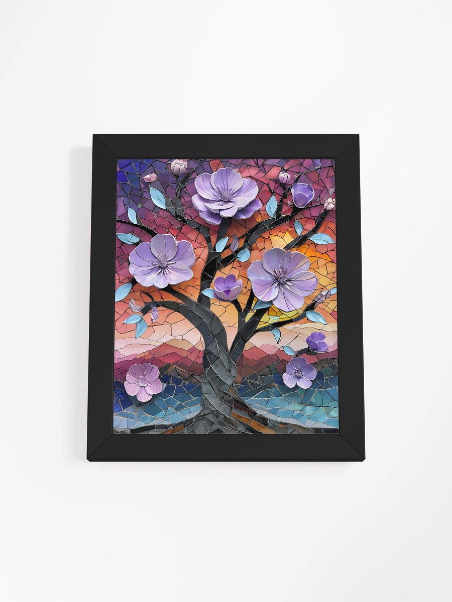 Sunrise Tree Mosaic Framed Art product image (2)
