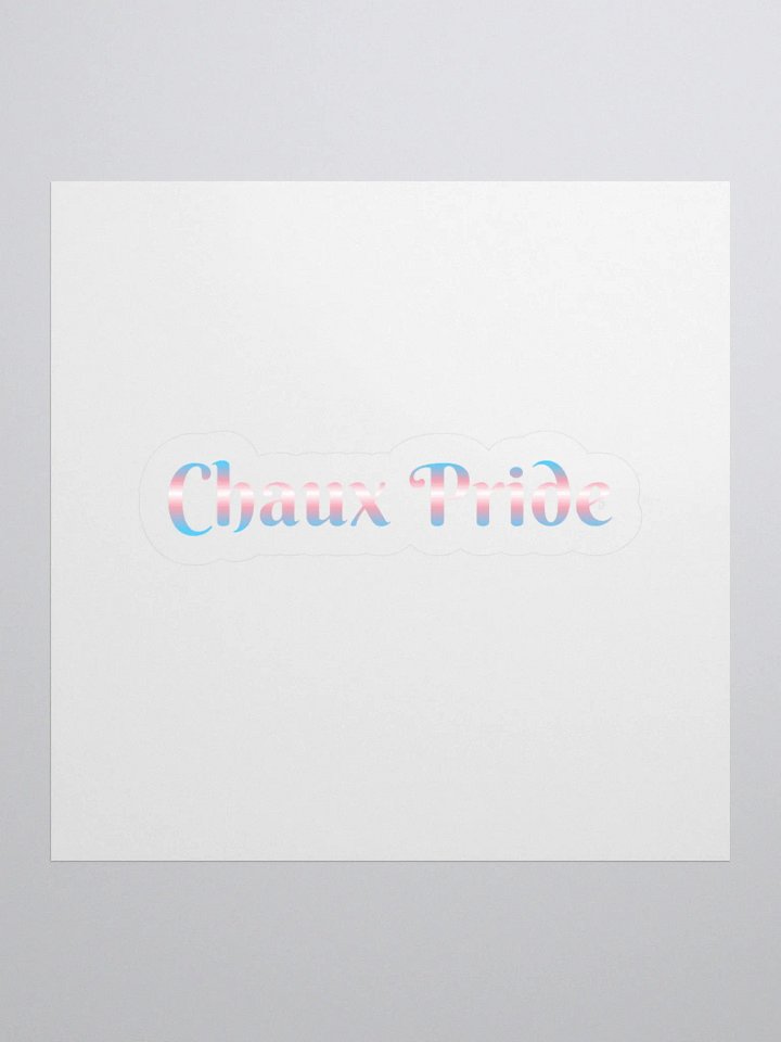 Chaux Pride Stickers Trans product image (2)