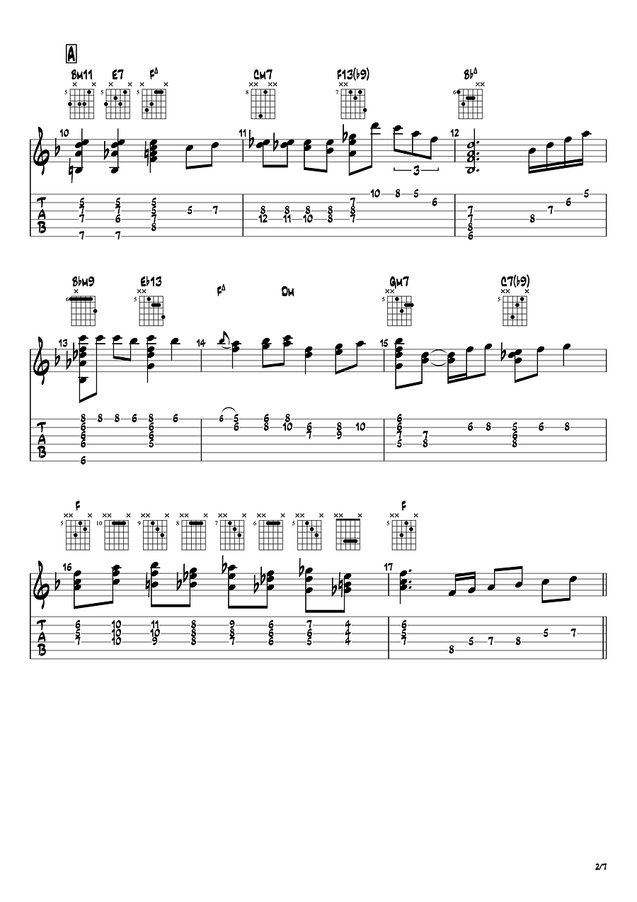 [Transcription GP] Misty - Barney Kessel product image (3)