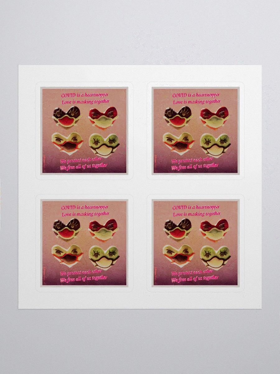 Love Is Masking Together stickers product image (1)