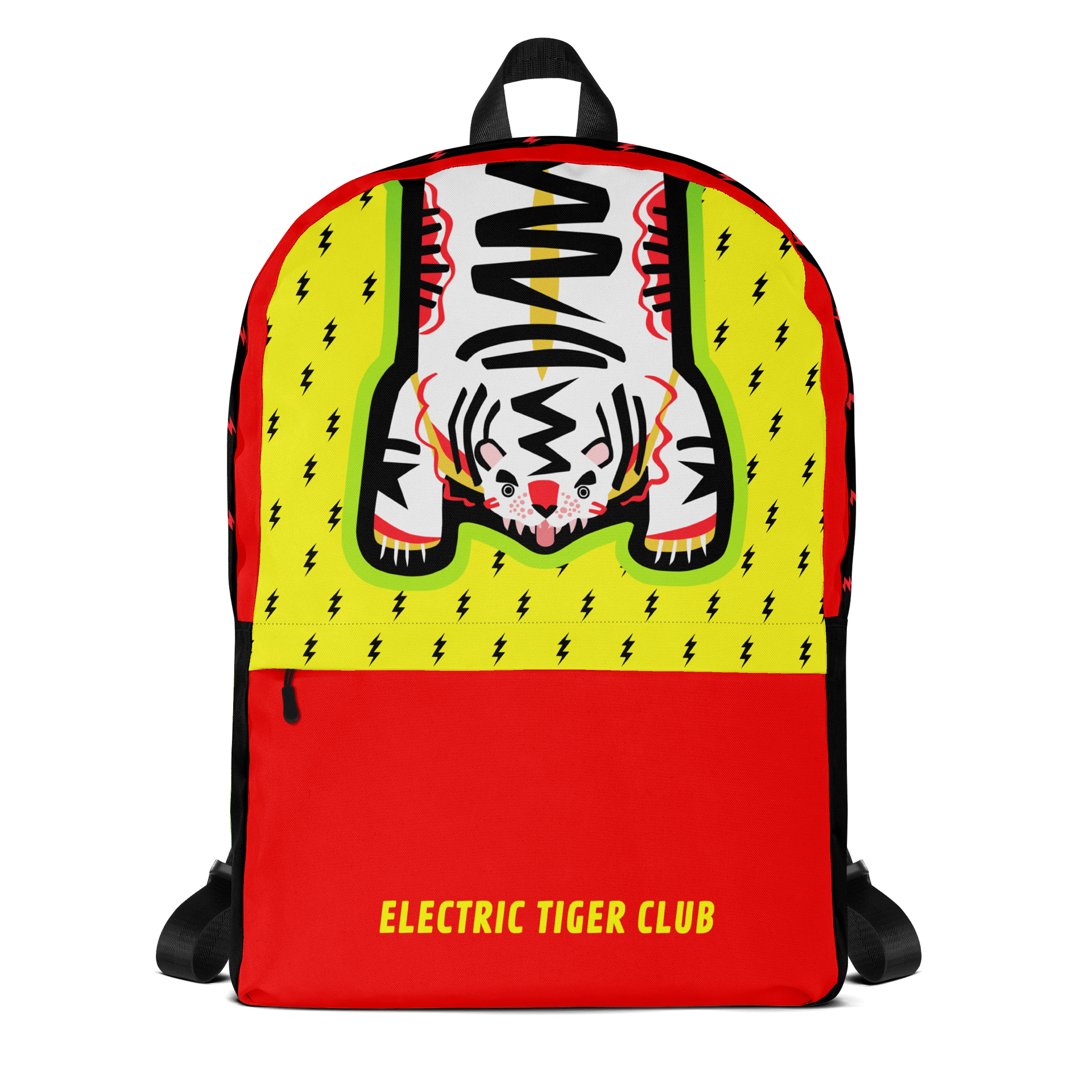 Yellow and Black Tiger Backpack product image (5)