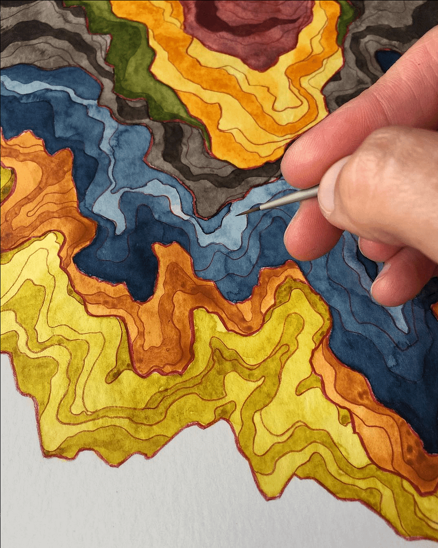 original painting : lines ii product image (2)