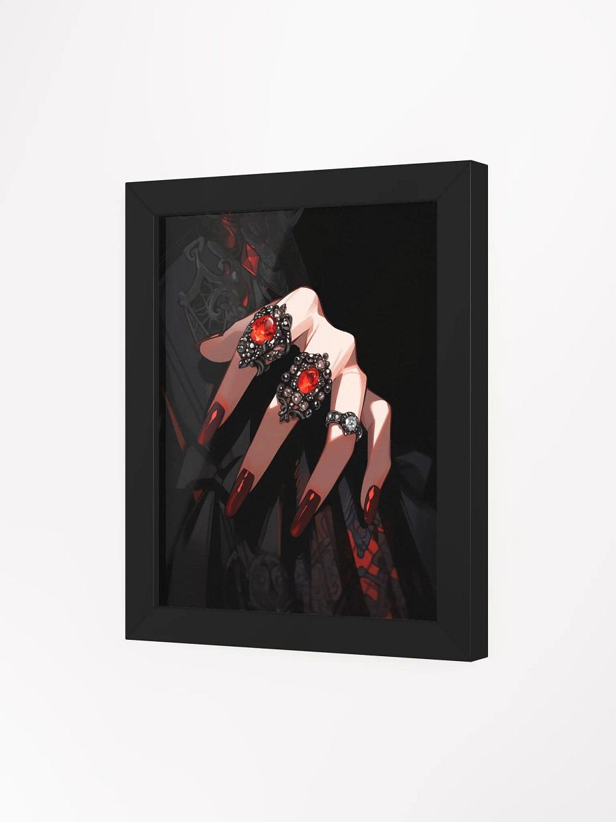 Framed Crimson Elegance Poster product image (43)