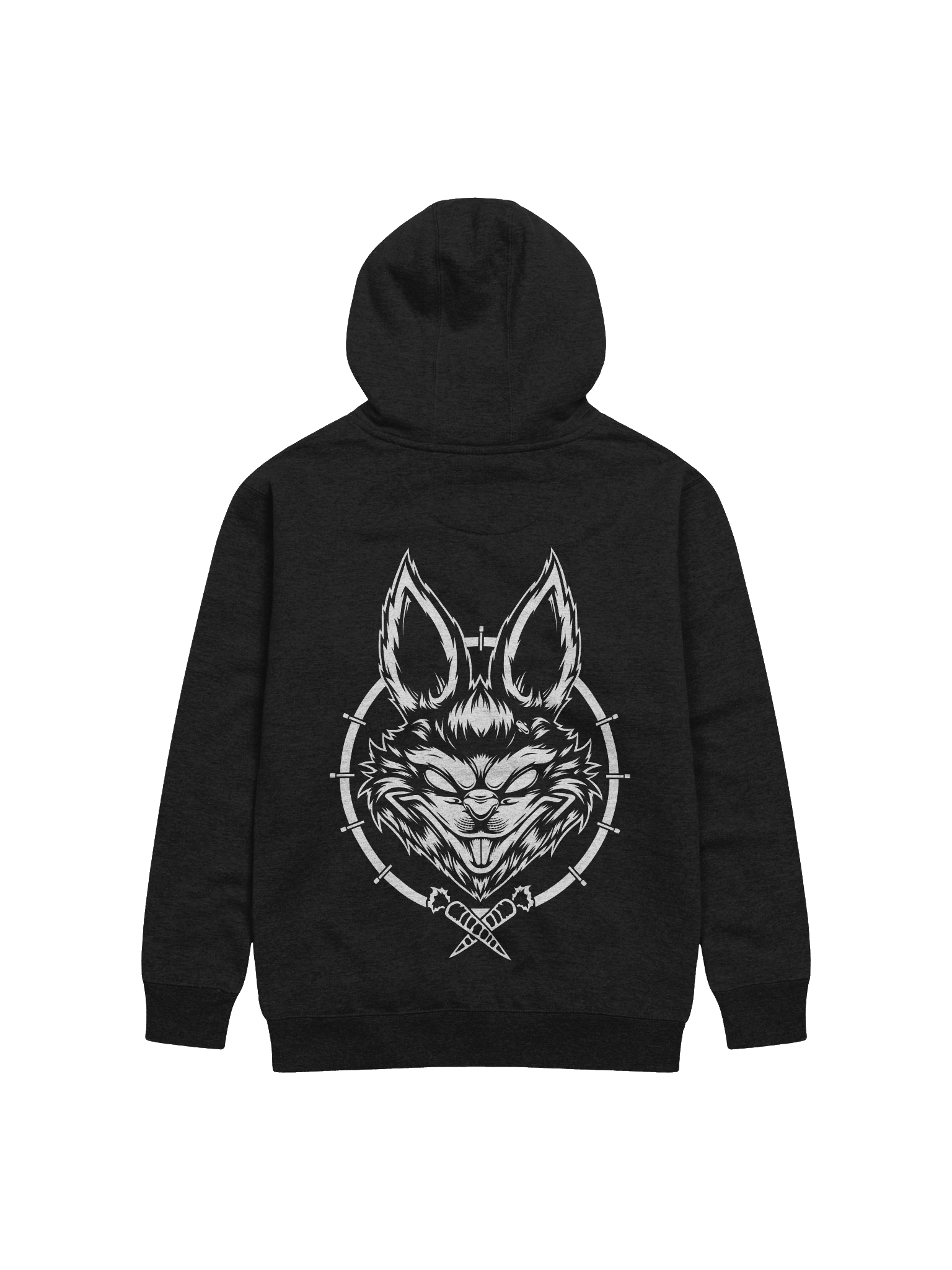 Bass Rabbit Hoodie (White Logo) product image (2)