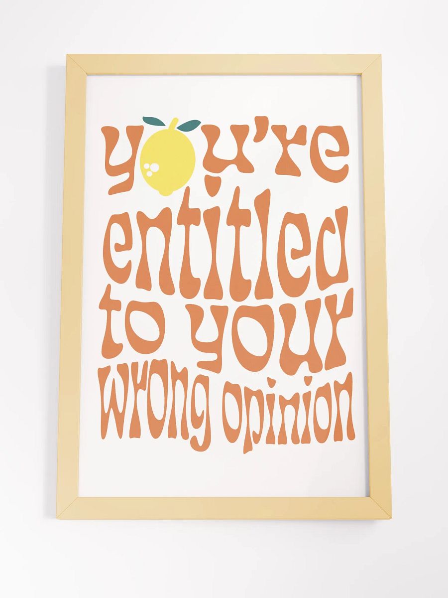 Opinion Poster product image (15)