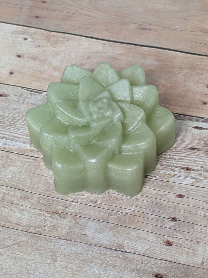 Tea Green Succulent Handmade Soap product image (2)