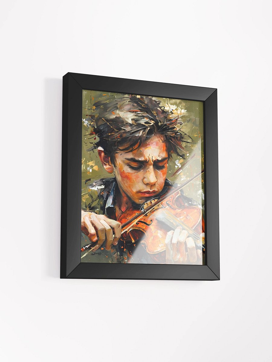 Vibrant Violinist Framed Poster product image (3)