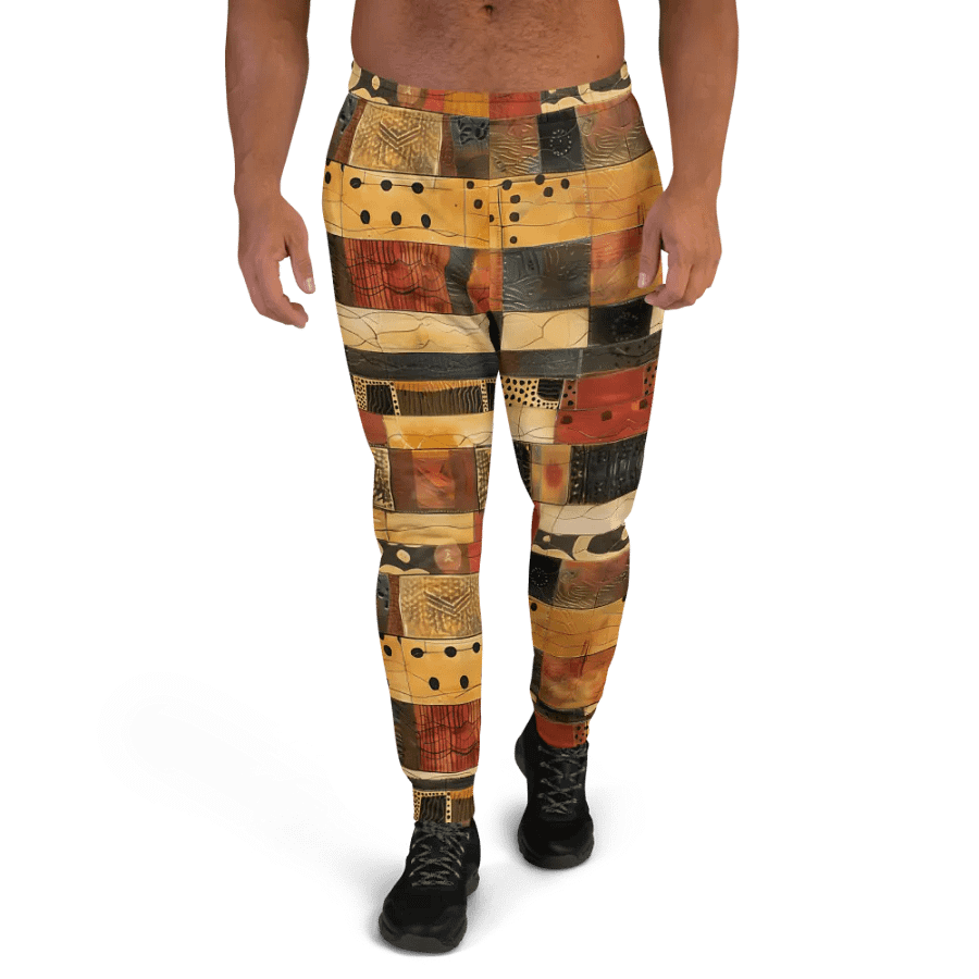 Eco-Friendly African All-Over Print Joggers product image (2)