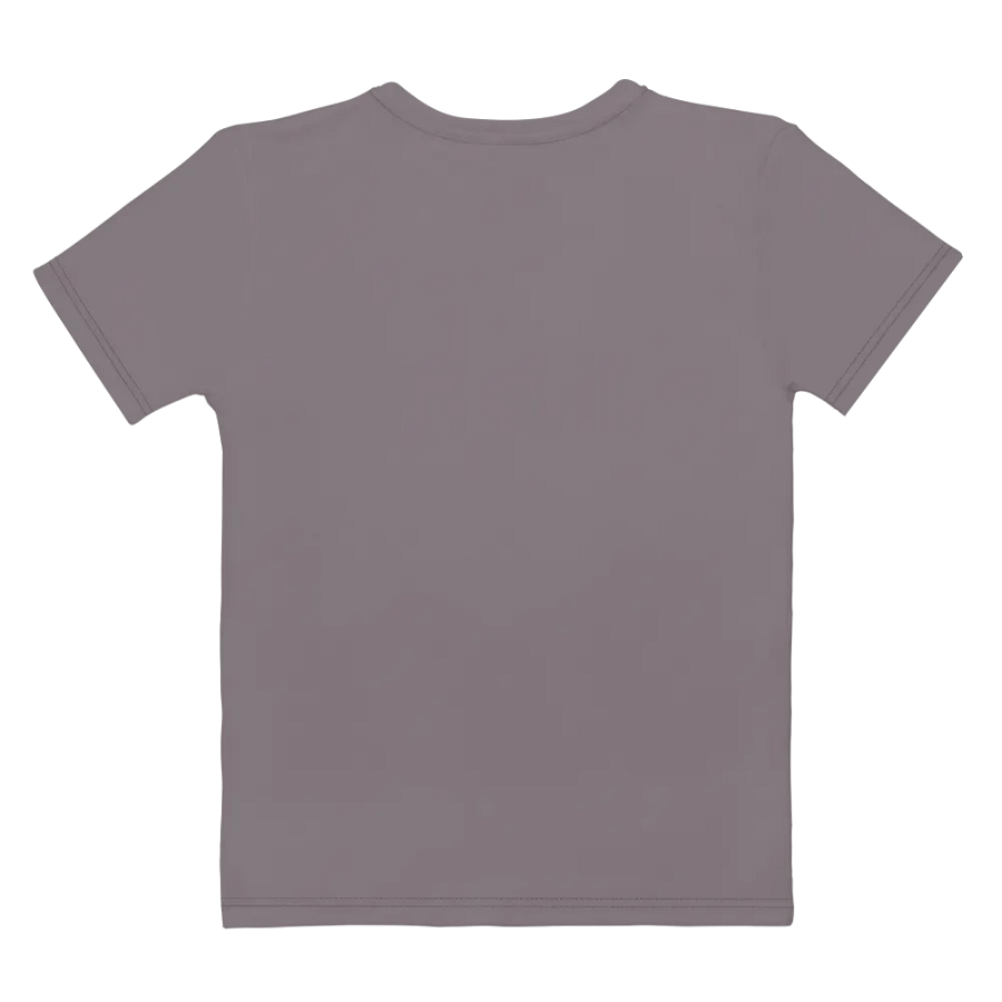 Plain Medium Gray True Summer Women's Crewneck Polyester Heavyweight Premium T-Shirt by Treasure Pie product image (9)