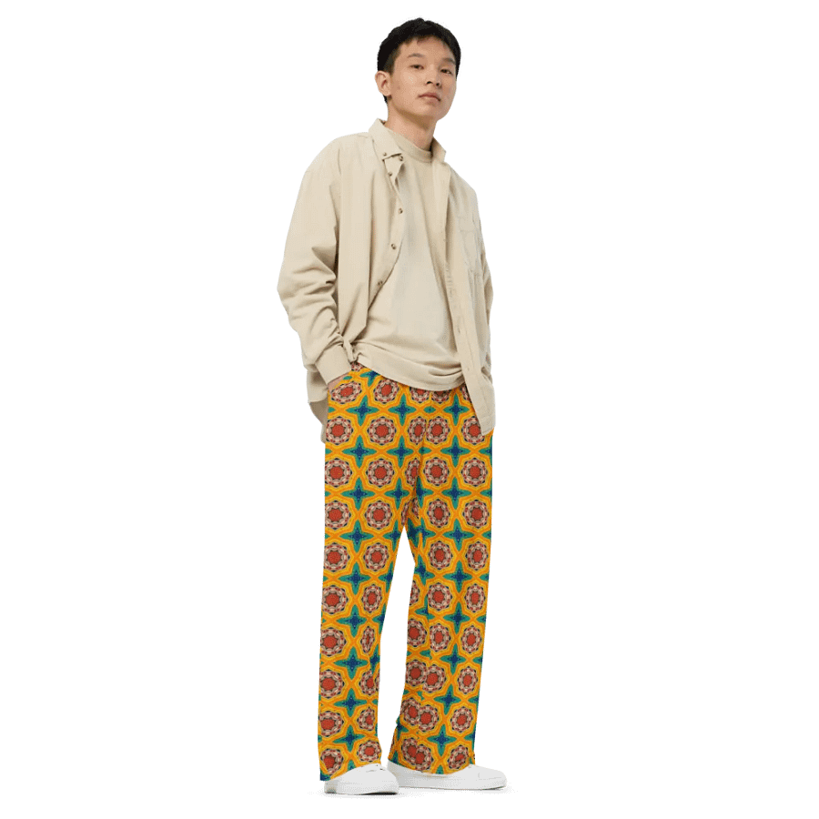 Yellow Bloom Wide Leg Pant product image (3)