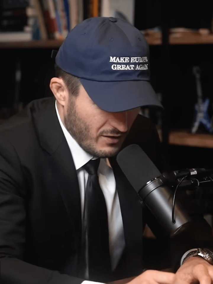 make europe great again cap/hat (MEGA eu/acc official) blue - 100% cotton product image (1)