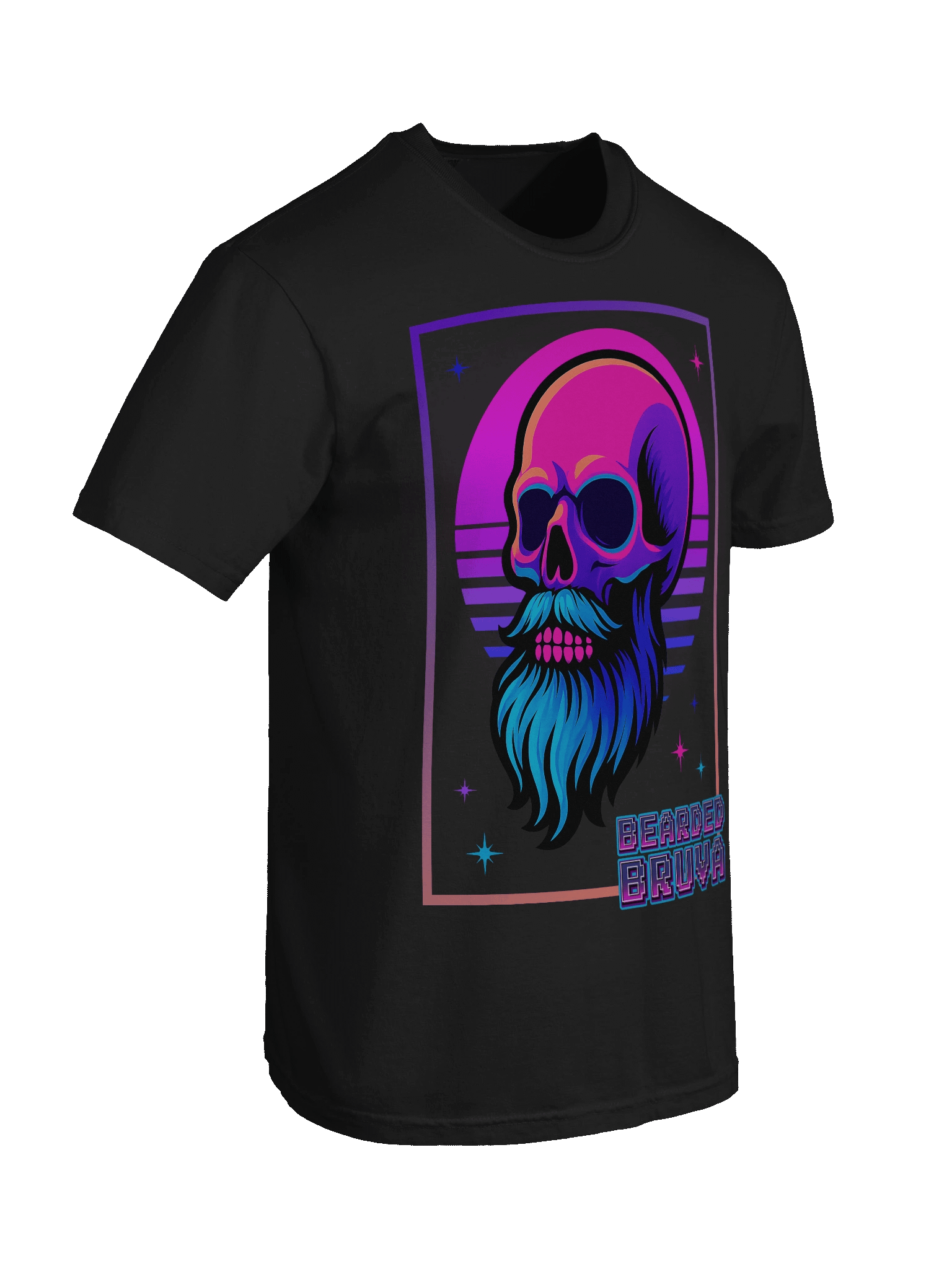 Pixelated Gradient Tee - BEARDEDBRUVA Edition product image (101)