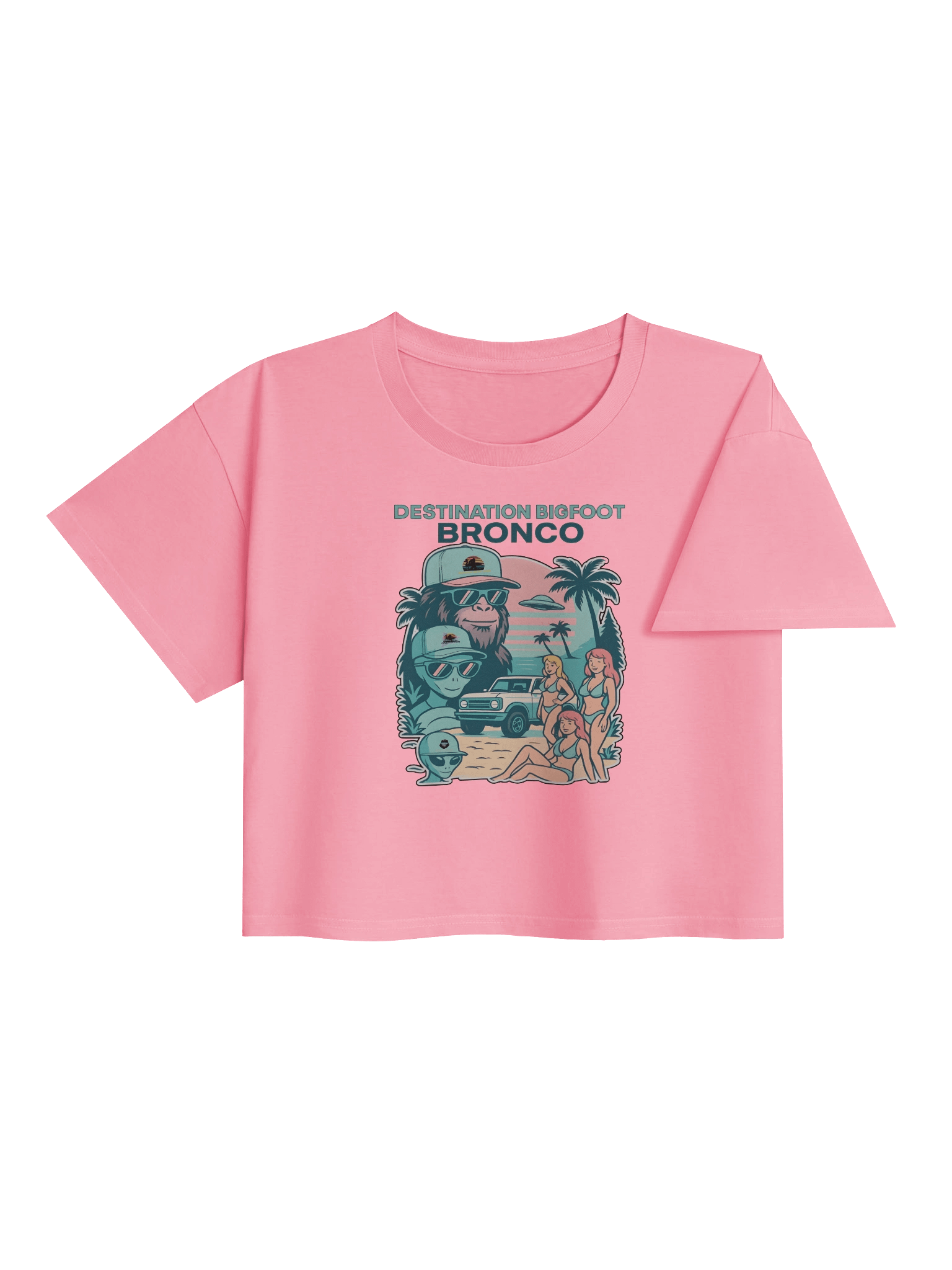 Destination Bigfoot Bronco Legends Of Sunset Best Friends Crop Top (Multiple Colors Available) product image (37)