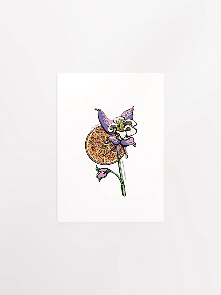 "Aquilegia Canadensis Wild Flower" Print product image (5)