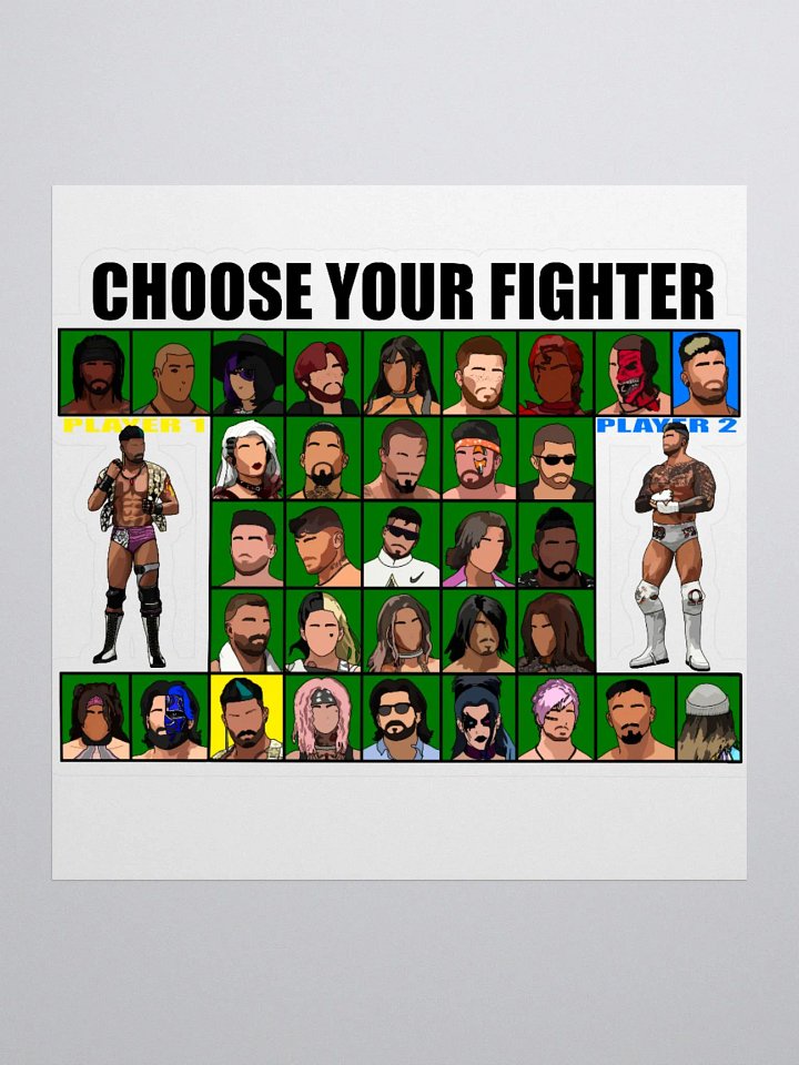 PEPW Choose Your Fighter Curk x Flynn Sticker product image (1)