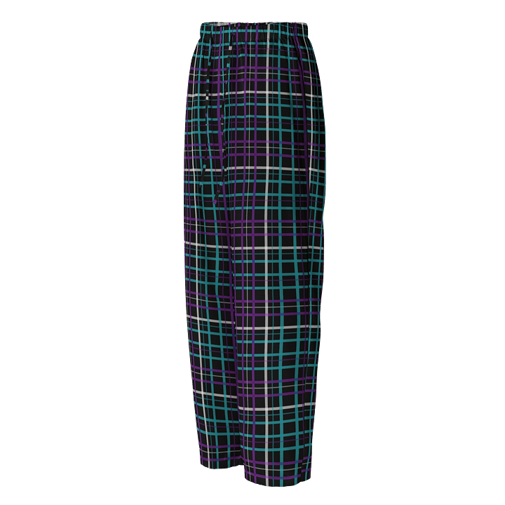 Black Plaid Pajama Pants product image (1)