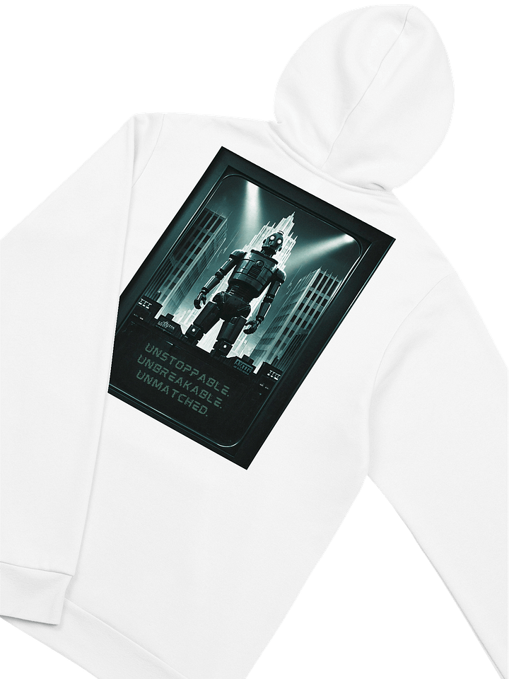 Unstoppable, Unbreakable, Unmatched Back Graphic - Vintage Sci-Fi Hoodie product image (5)