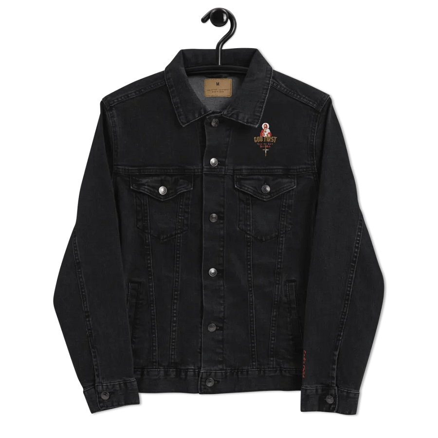 Divine Denim: GOD FIRST Jacket product image (12)